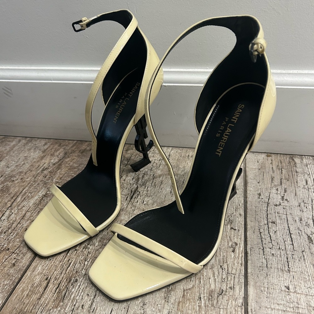 SAINT LAURENT OPYUM HEELED SANDALS